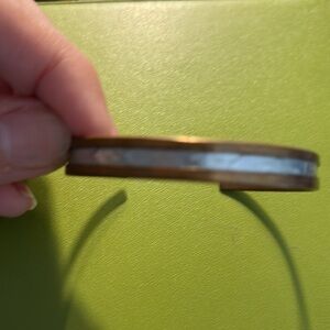 Copper and silver bracelet for women